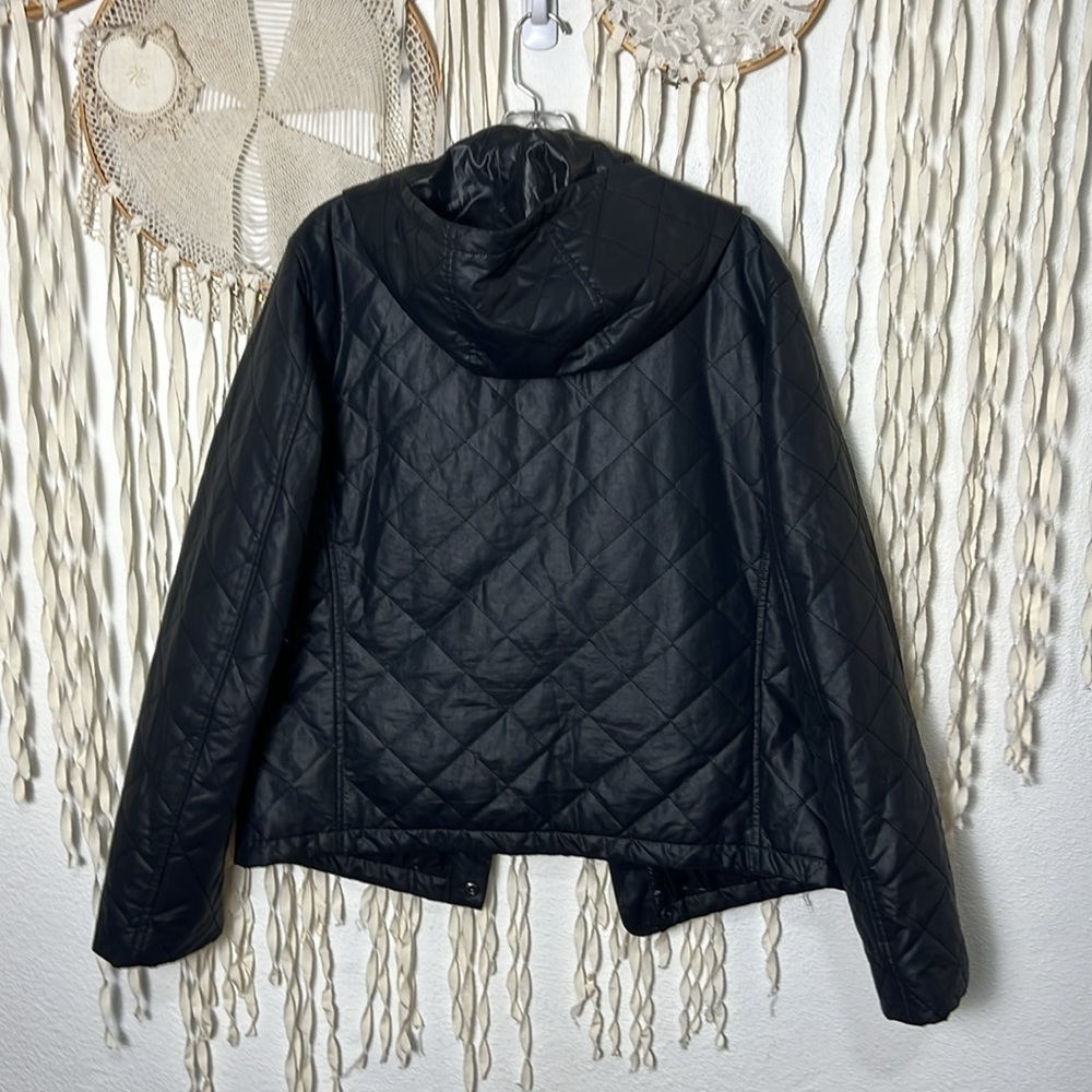 John Varvatos Zip Front Quilted Hoodie Jacket Size 48(S/M) - Picture 7 of 14